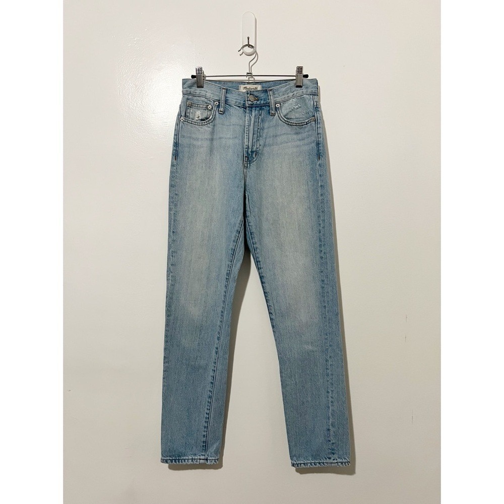 Madewell The Perfect Summer Jean 25 Light Wash High Rise Straight Leg Blue Denim